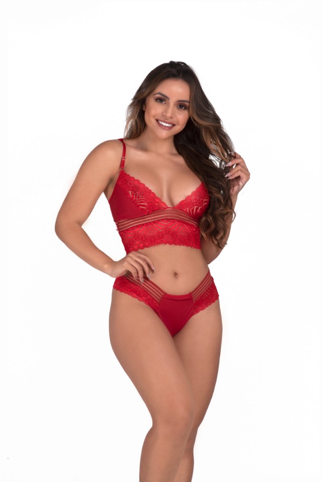 Conjunto Renda Sexy Drica Para Arrasar Click Sophia