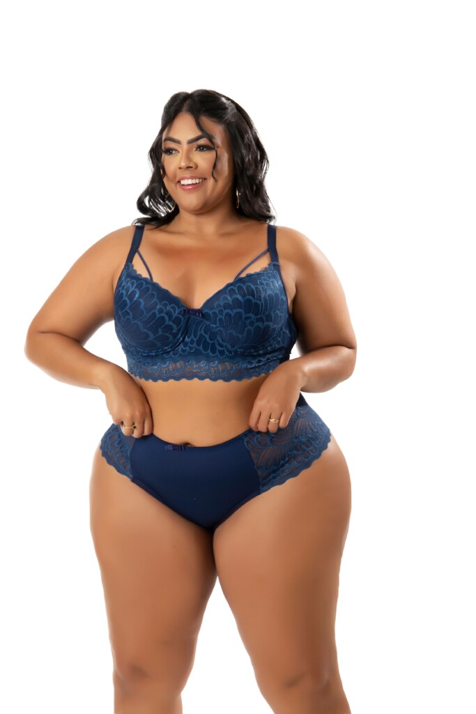 Lingerie Plus Size Em Renda Poliana Somente Aqui Na Click Sophia