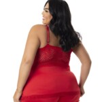 Baby Doll Plus Size com renda