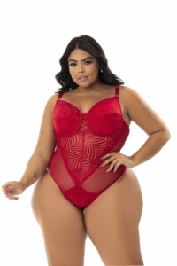 Body Sexy com Renda Plus Size