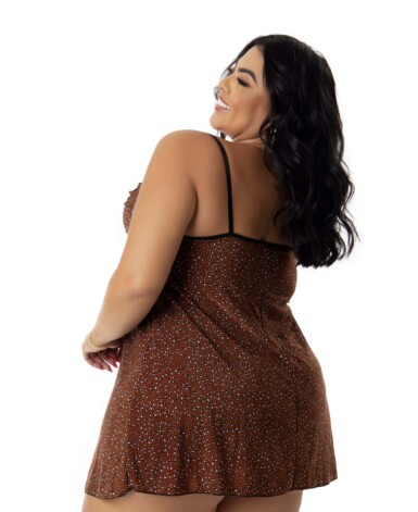 Camisola Plus Size em Liganete