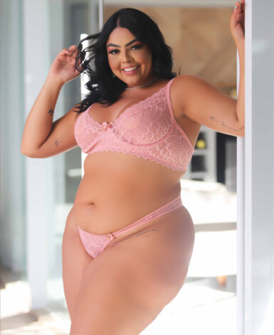 Conjunto Plus Size sem bojo com aro