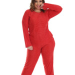 Pijama Longo Feminino Plus Size