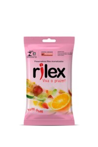 Preservativo Rilex Sachê com 3 Unidades – Tutti Futti