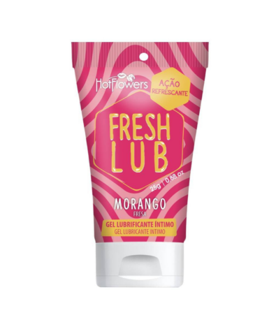 Gel Lubrificante Íntimo Fresh Lub 25G - Morango