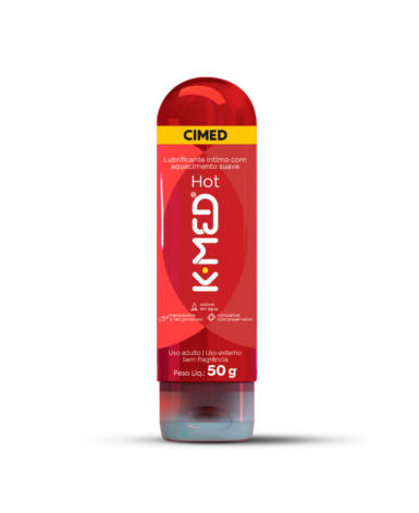 Mini Gel Lubrificante Íntimo K-Med Hot – 50g