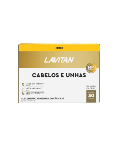 Suplemento Vitamínico Mineral Lavitan - Cabelos e Unhas