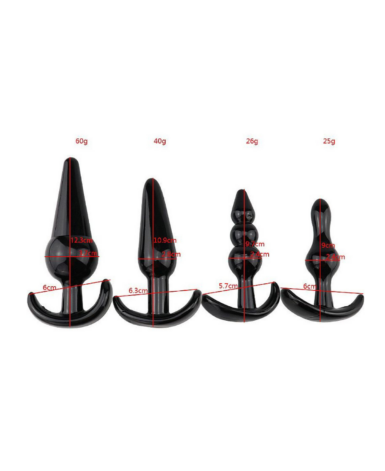 Kit com 4 Plug Anal - SI