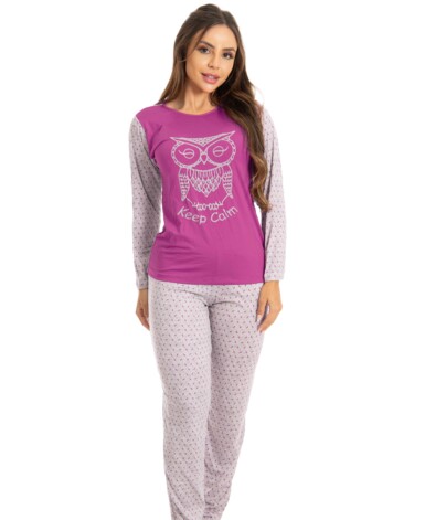 Pijama Longo Feminino em Suede Lily Odalisca