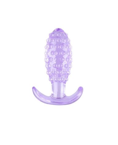 Plug Anal em Silicone c/ Textura de Bolinha - 9,0x3,0cm