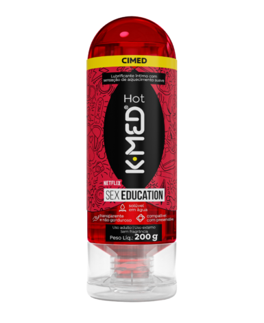 Lubrificante Íntimo K-Med Gel Hot - Netflix Sex Education 200g