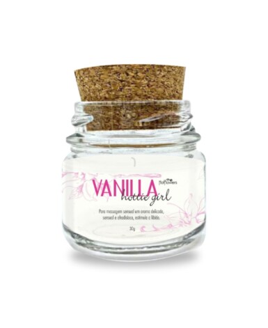 Vela p/ Massagem - Hottie Girl Vanilla 20g